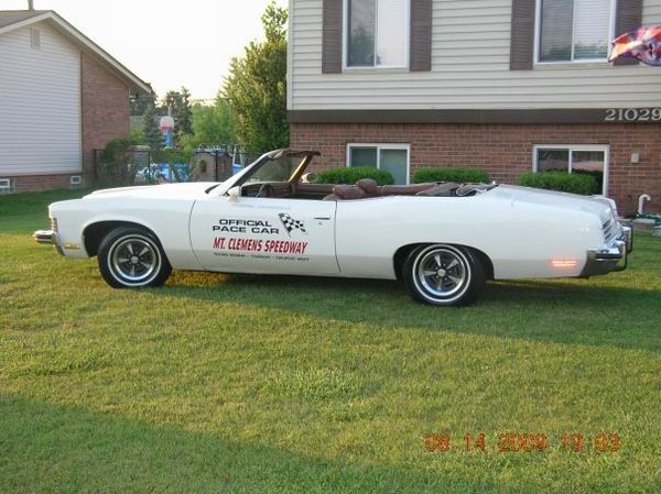 Mt. Clemens Race Track - 1973 Pontiac Grandville Restored Pace Car From Jimmy Gullett